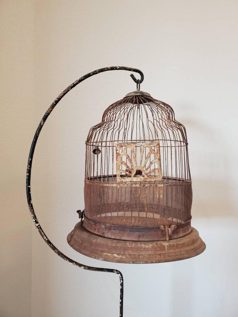 Cage à oiseaux architectural d'époque Art déco État moyen - En vente à Forney, TX