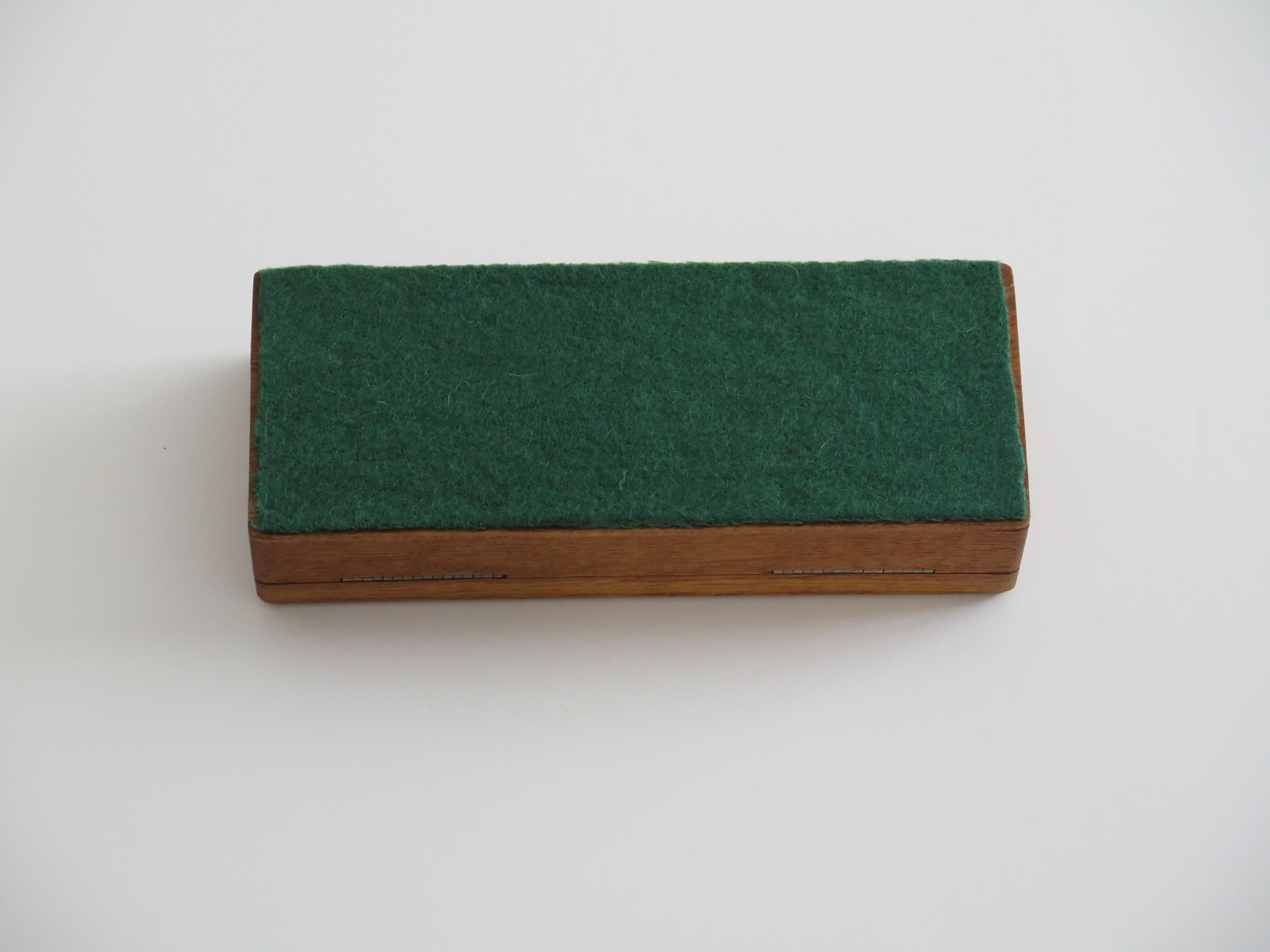 Art Deco Period Box handmade in hardwood with hinged lid, French circa 1925 im Angebot 8