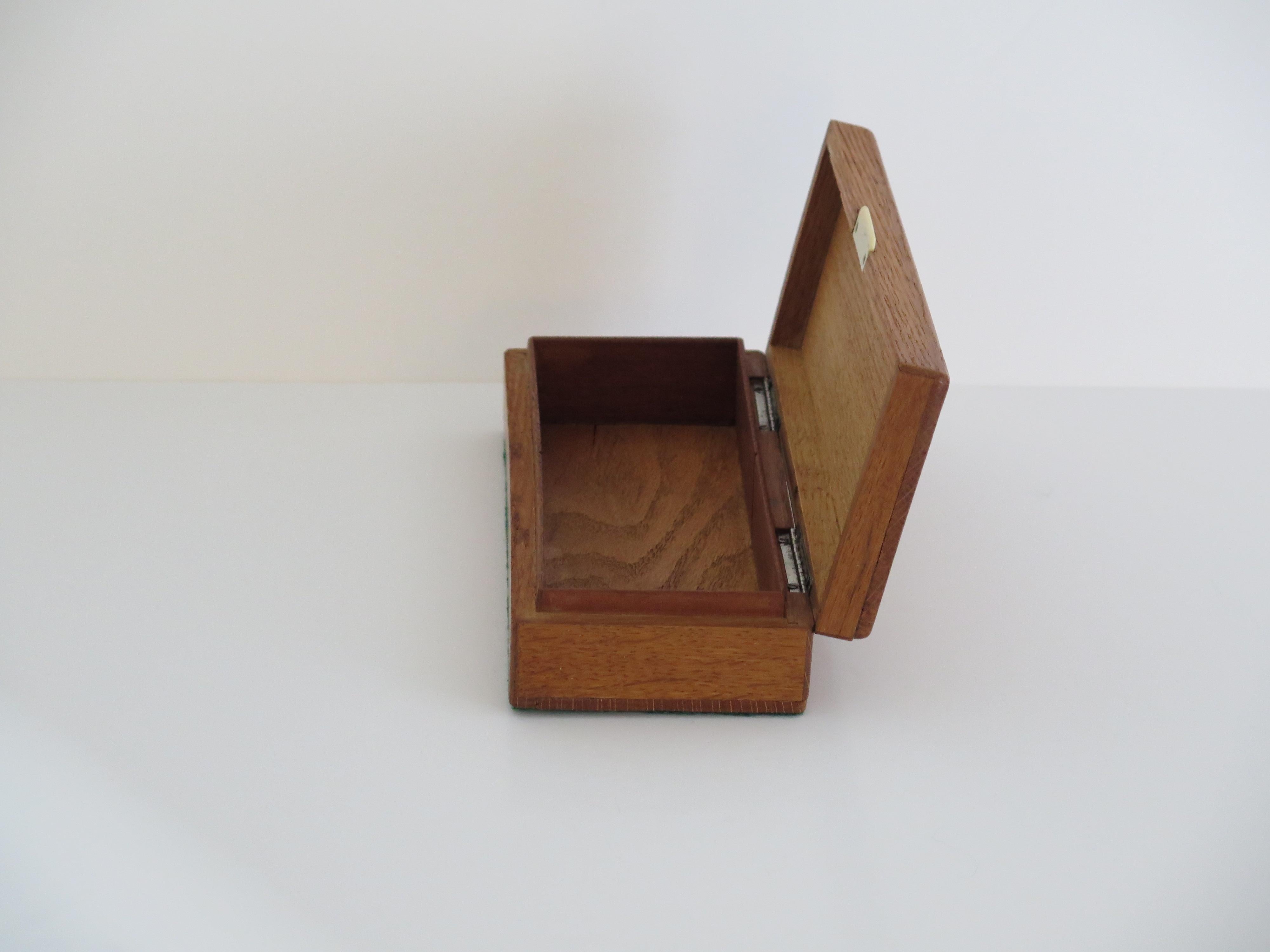 Art Deco Period Box handmade in hardwood with hinged lid, French circa 1925 im Angebot 1