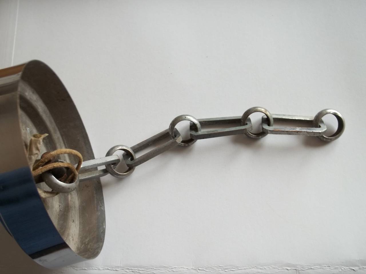 Art Deco Period Ceiling Light or Lamp Chandelier Six Branch Chrome, circa 1925 In Good Condition In Lincoln, Lincolnshire