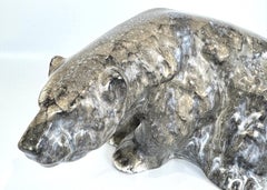 Oso polar de cerámica de época Art Déco, Michael Andersen & Son, Dinamarca