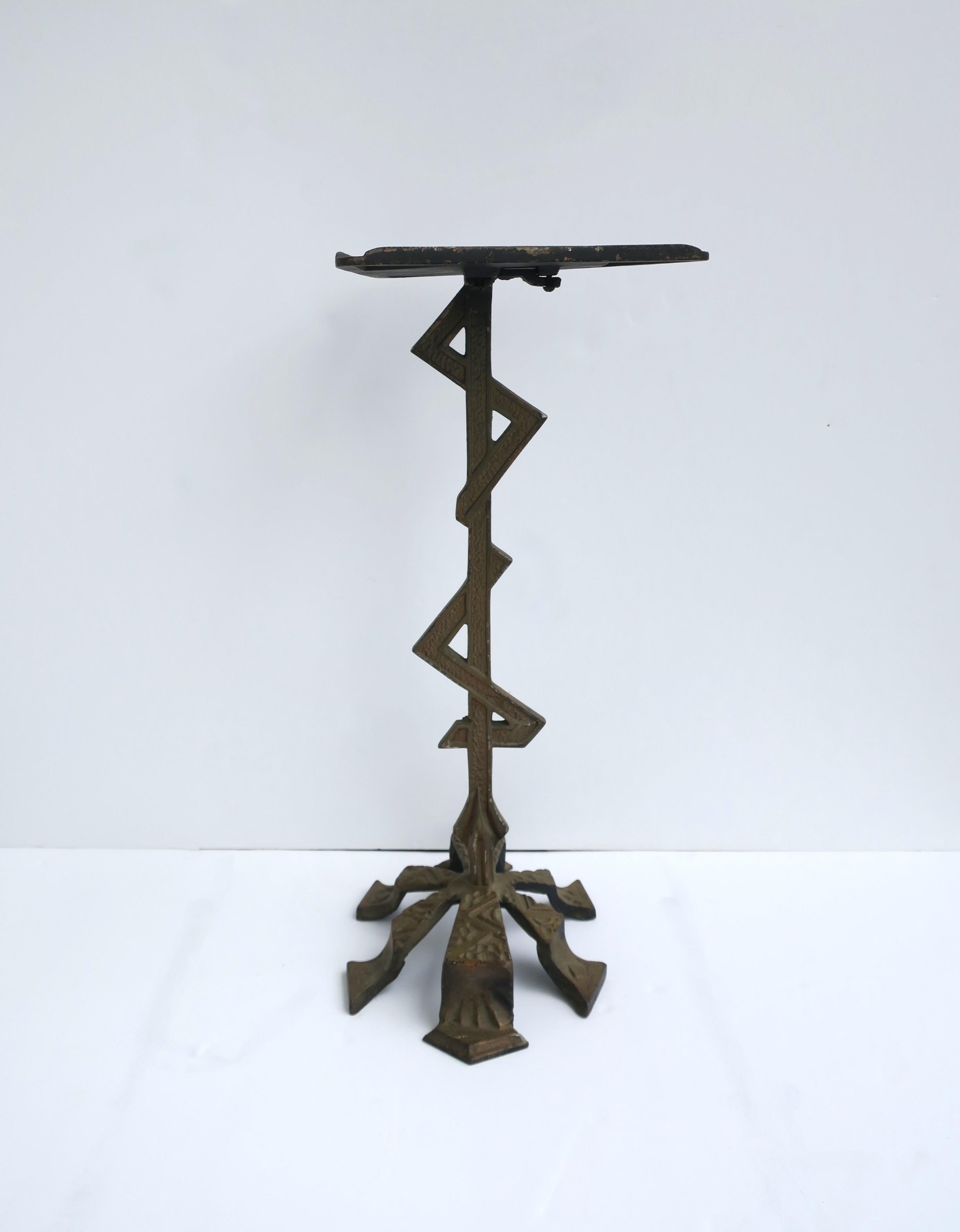 Iron Art Deco Period Drink Table For Sale