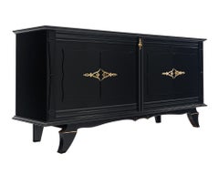 Art Deco Period Ebonized French Buffet