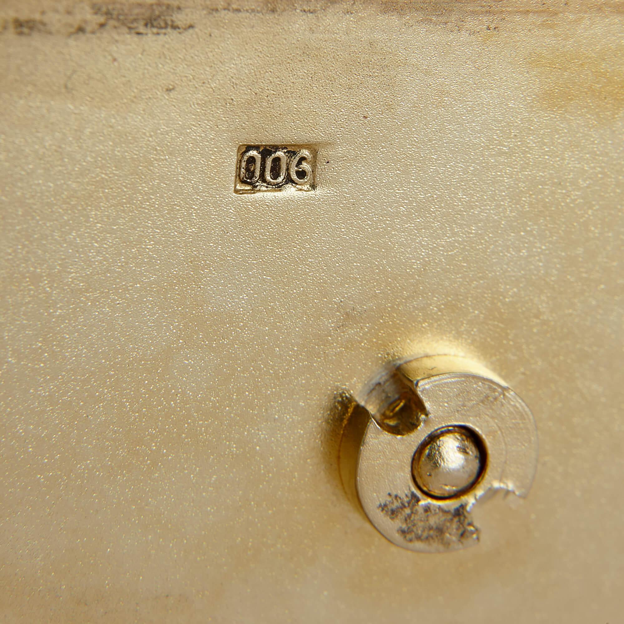 Emaille- und silbervergoldetes Schreibtischset im ägyptischen Revival-Stil des Art déco (Silber) im Angebot