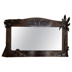 Art Deco Period Egyptian Revival Wall Mirror