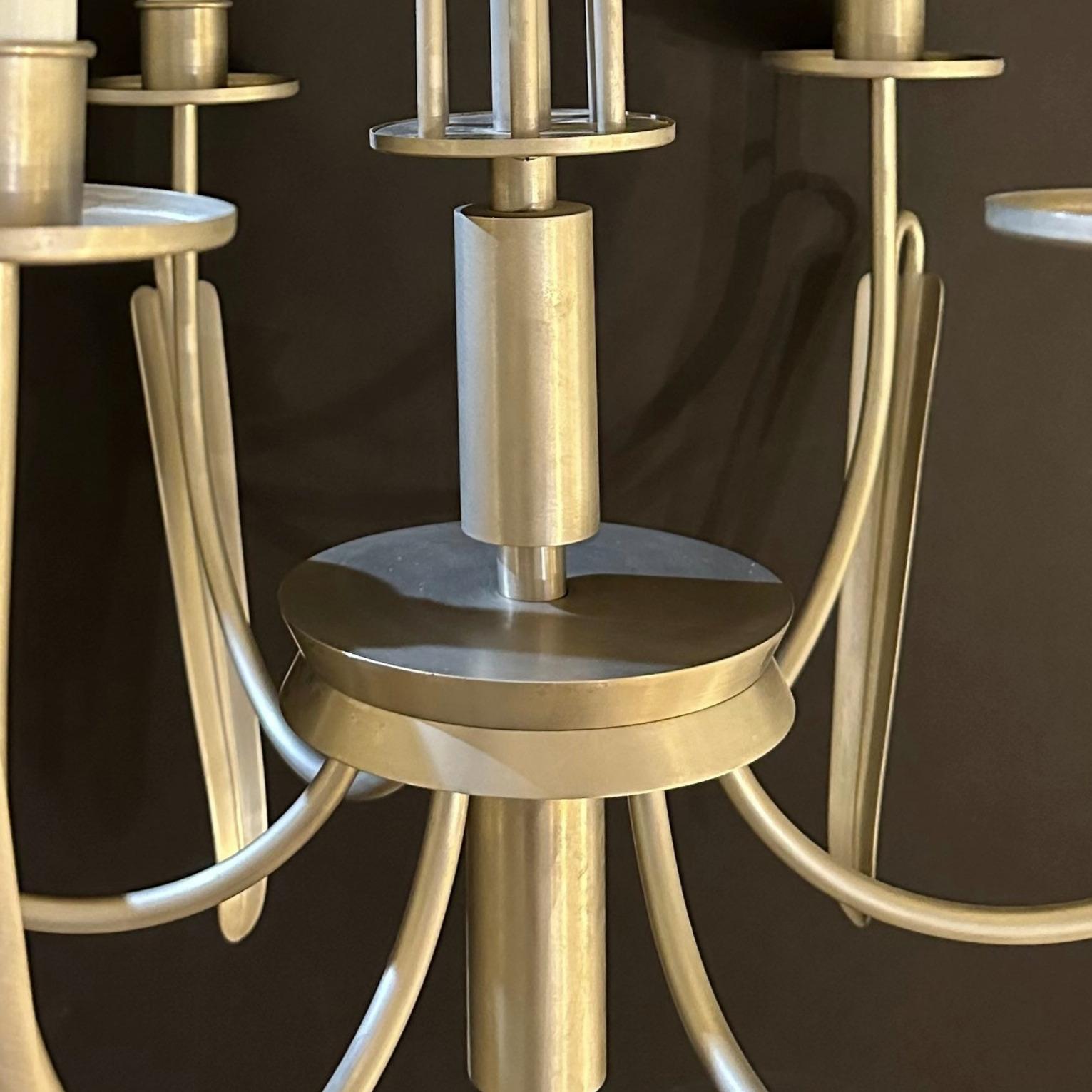 XX secolo Lampadario a otto bracci di epoca Art Déco Germania 1930 circa in vendita