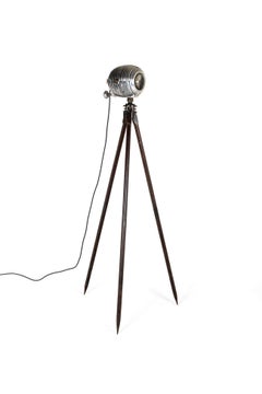 Art Deco Period Floor Standing Tripod Spot Light