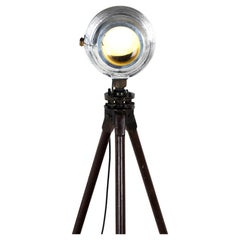 Art Deco Period Floor Standing Tripod Spot Light