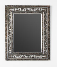 Art Deco Period Forged Iron Wall Mirror