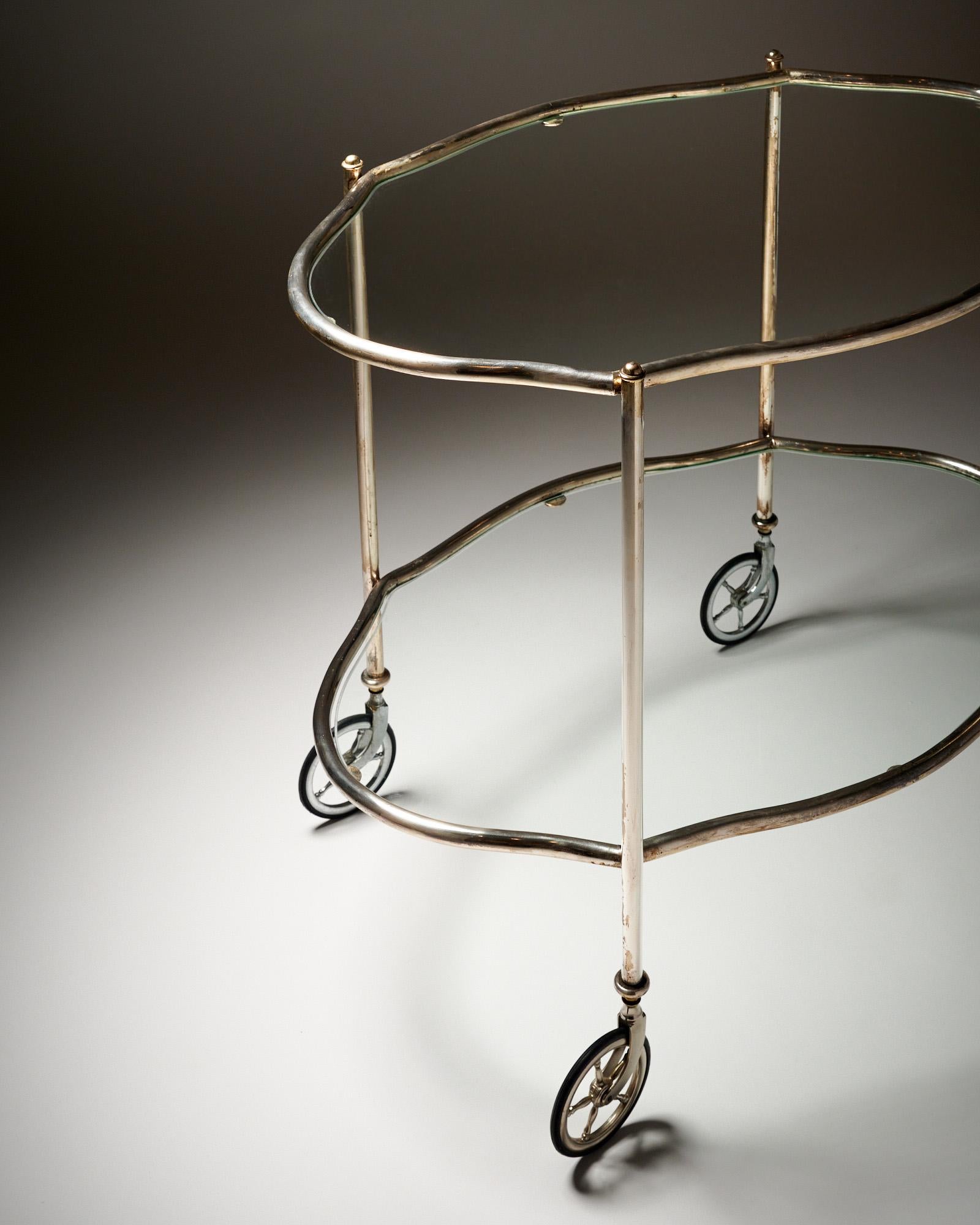Art Deco Period French Bar Cart For Sale 3