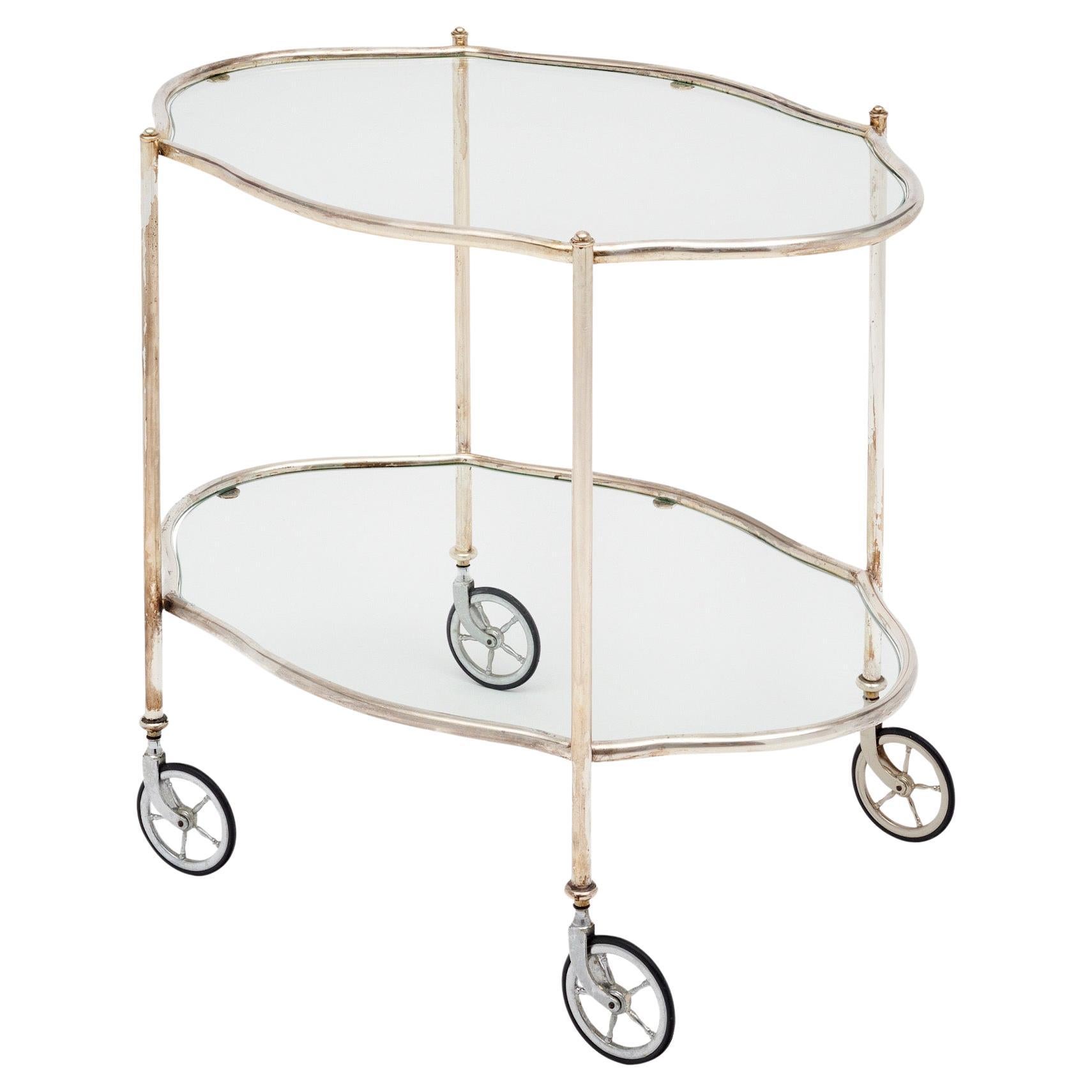 Art Deco Period French Bar Cart For Sale