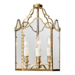 Art Deco Period French Brass Lantern