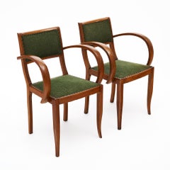 Art Deco Period French Bridge Chairs