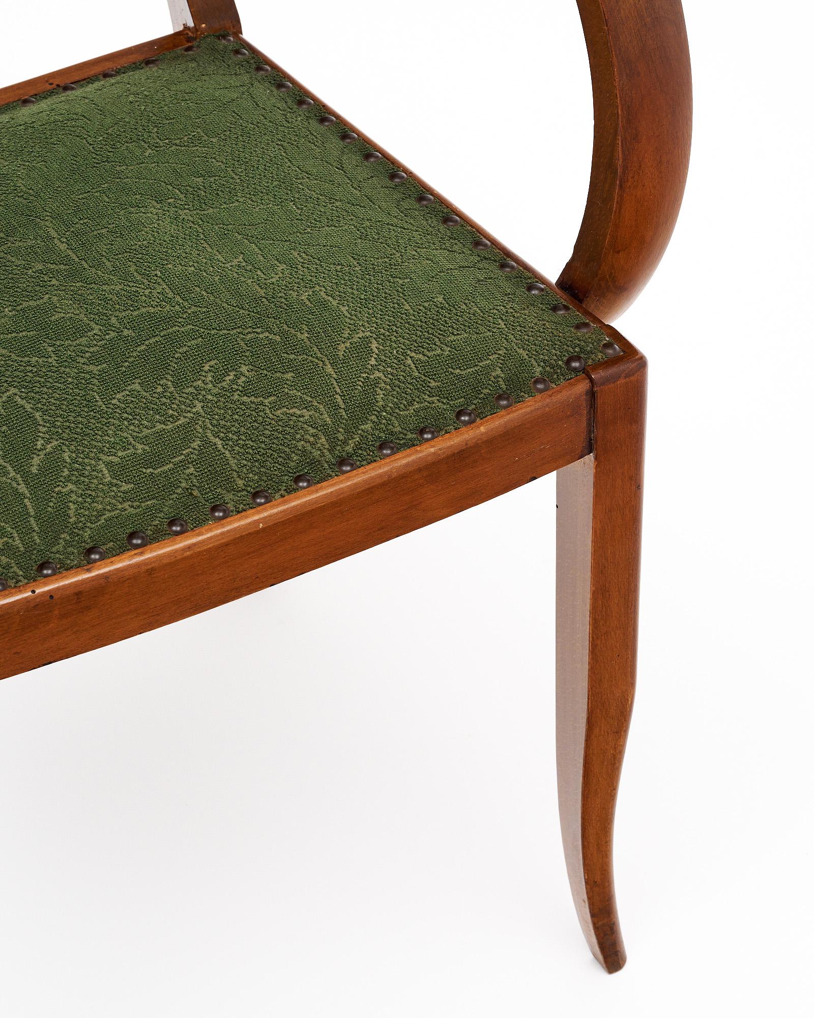 Velours Fauteuils bridge français d'époque Art Déco en vente