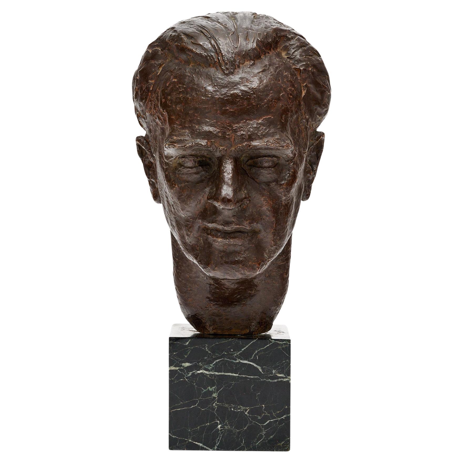 Art Deco Period French Bronze Bust