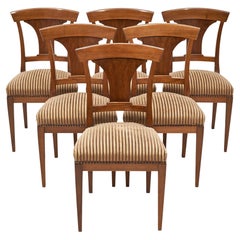 Chaises de salle à manger françaises d'époque Art déco