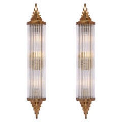 Art Deco Period French Glass Sconces