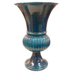 Art Deco Period French Glazed Ceramic Vase France circa 1920