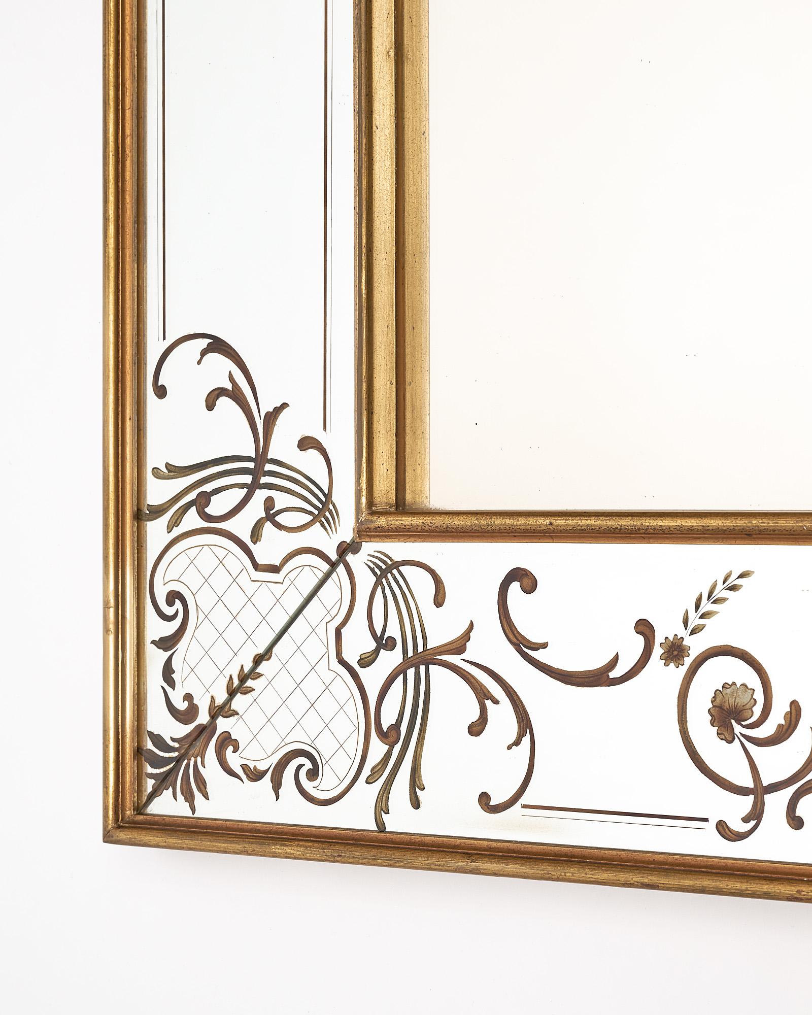 Art Deco Period French Gold Leafed Mirror For Sale 2