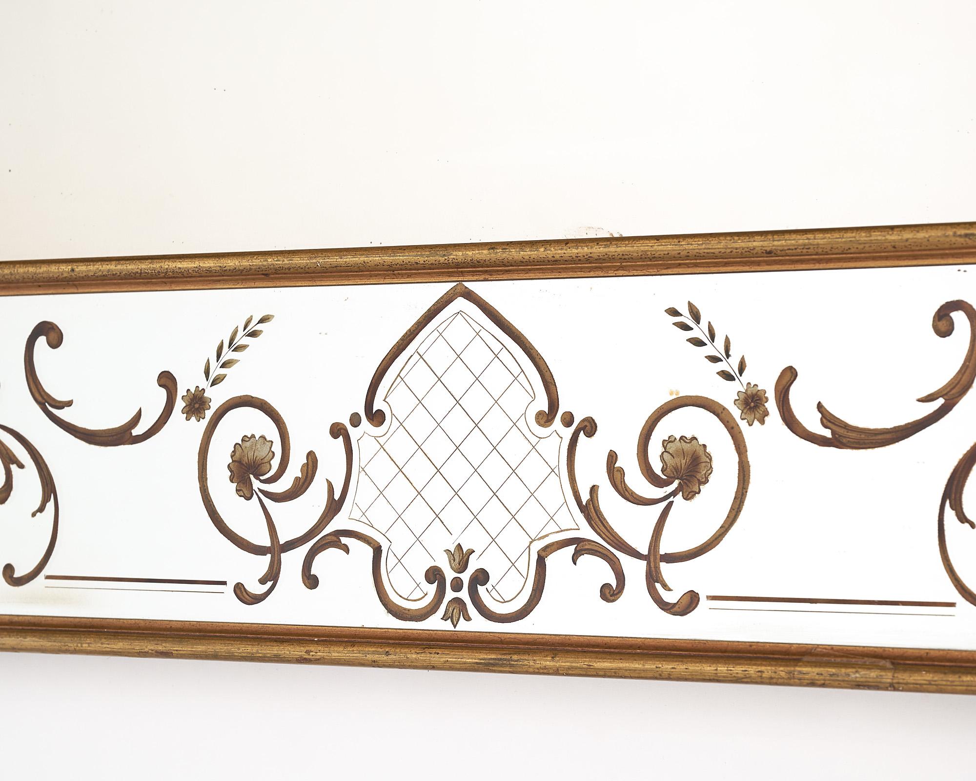 Art Deco Period French Gold Leafed Mirror For Sale 3