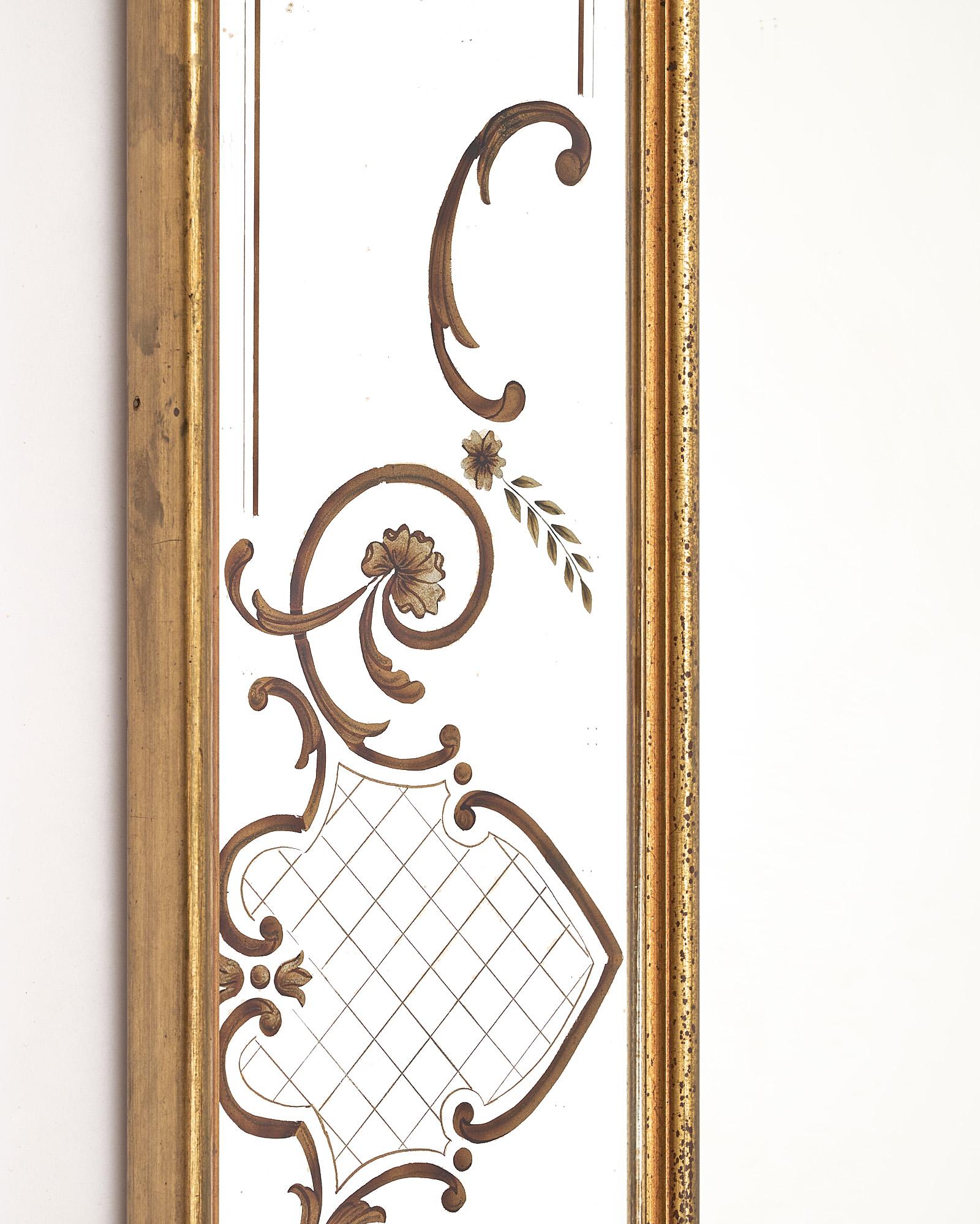 Art Deco Period French Gold Leafed Mirror For Sale 5