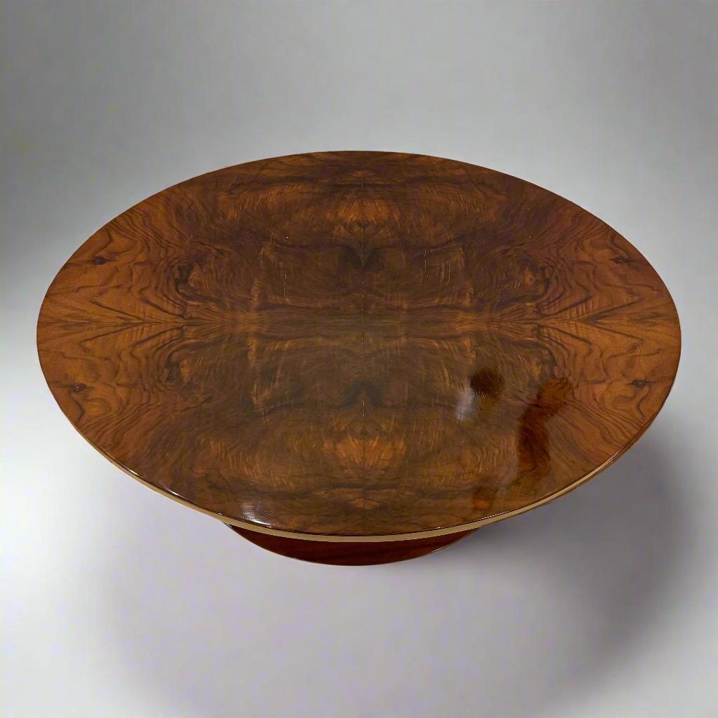Table d'appoint ovale d'époque Art Déco France circa 1930 en vente 3