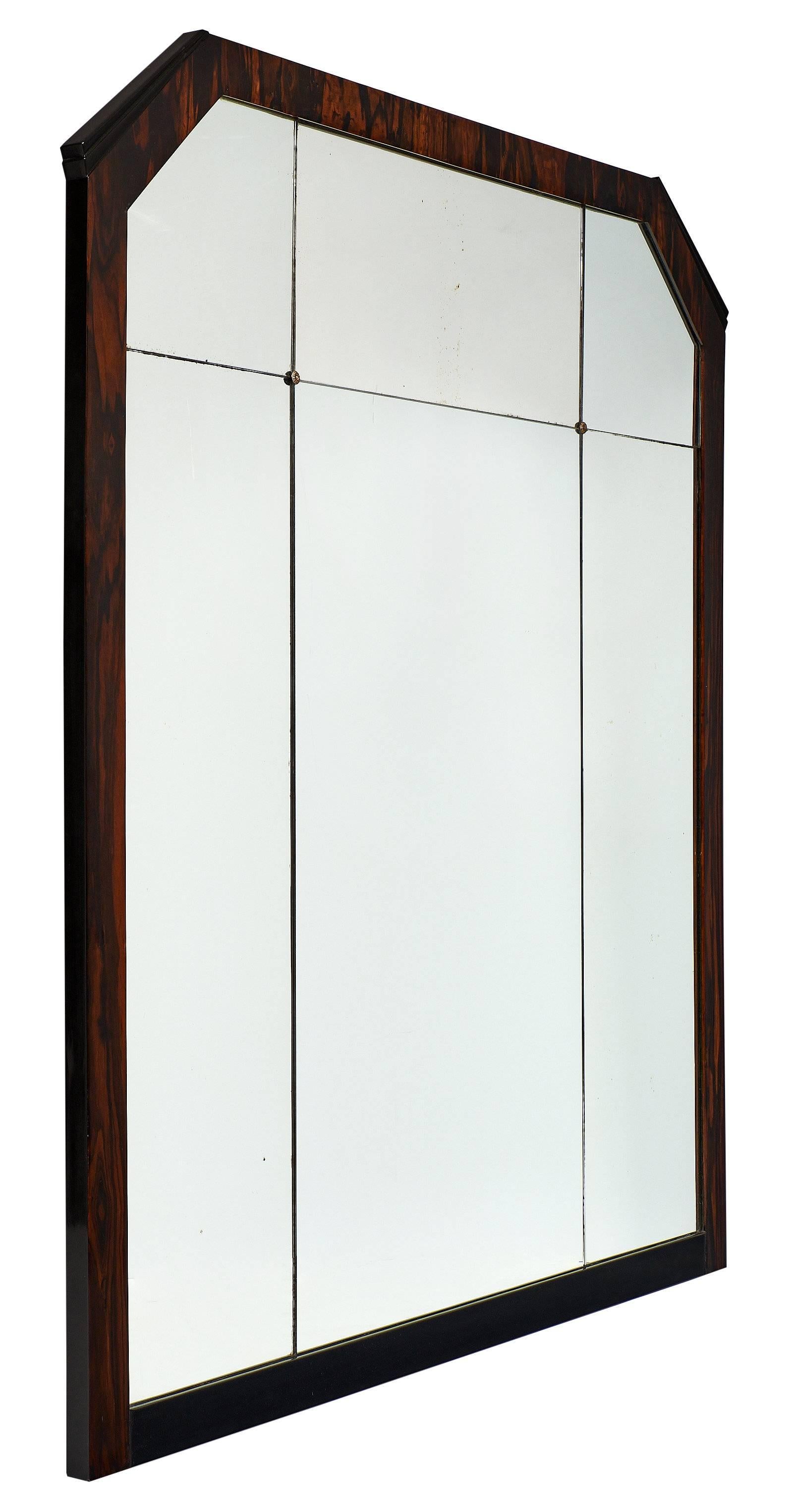 Art Deco Period French “Parecloses” Mirror In Excellent Condition In Austin, TX
