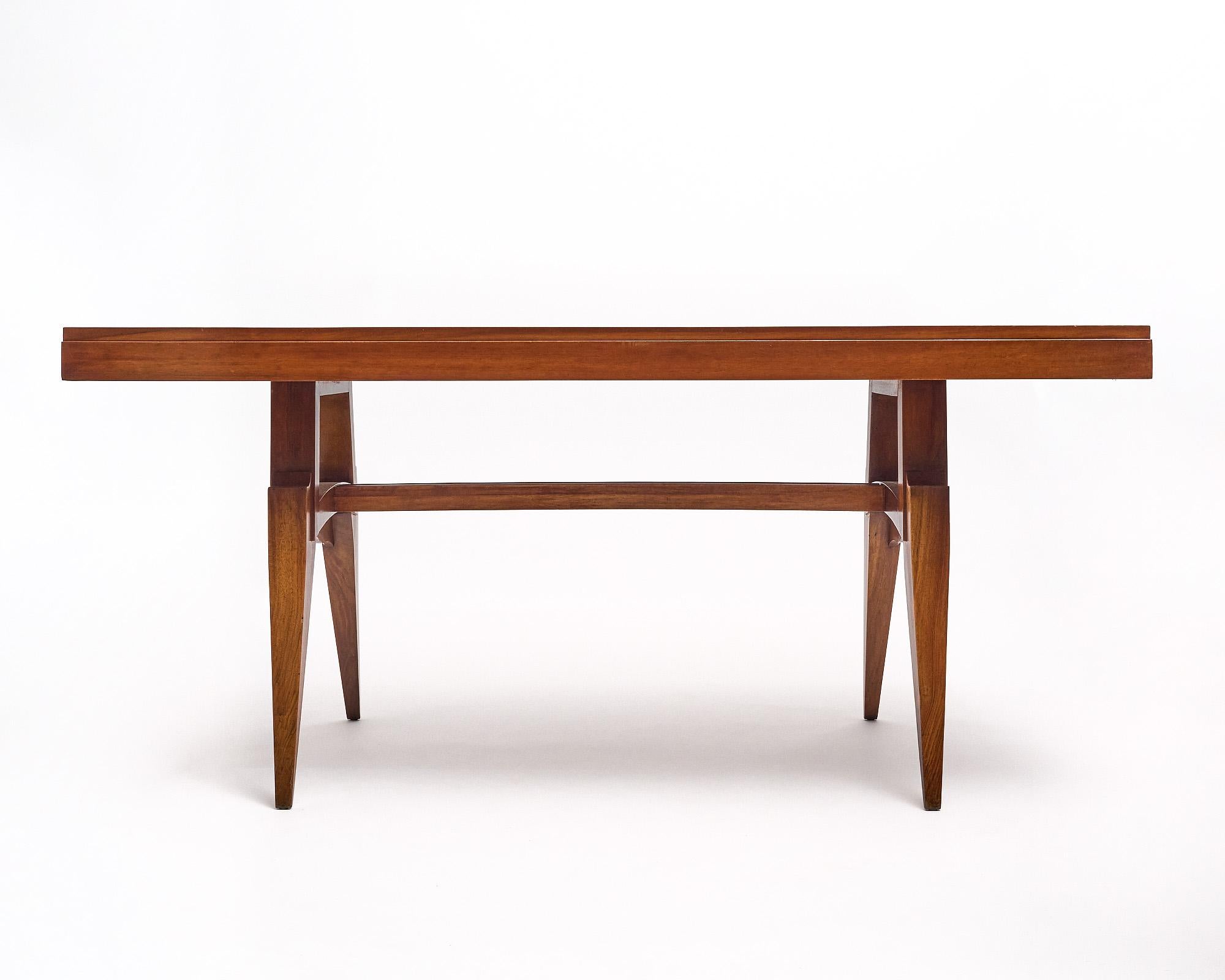 Art Deco Period French Rosewood Dining Table For Sale 1