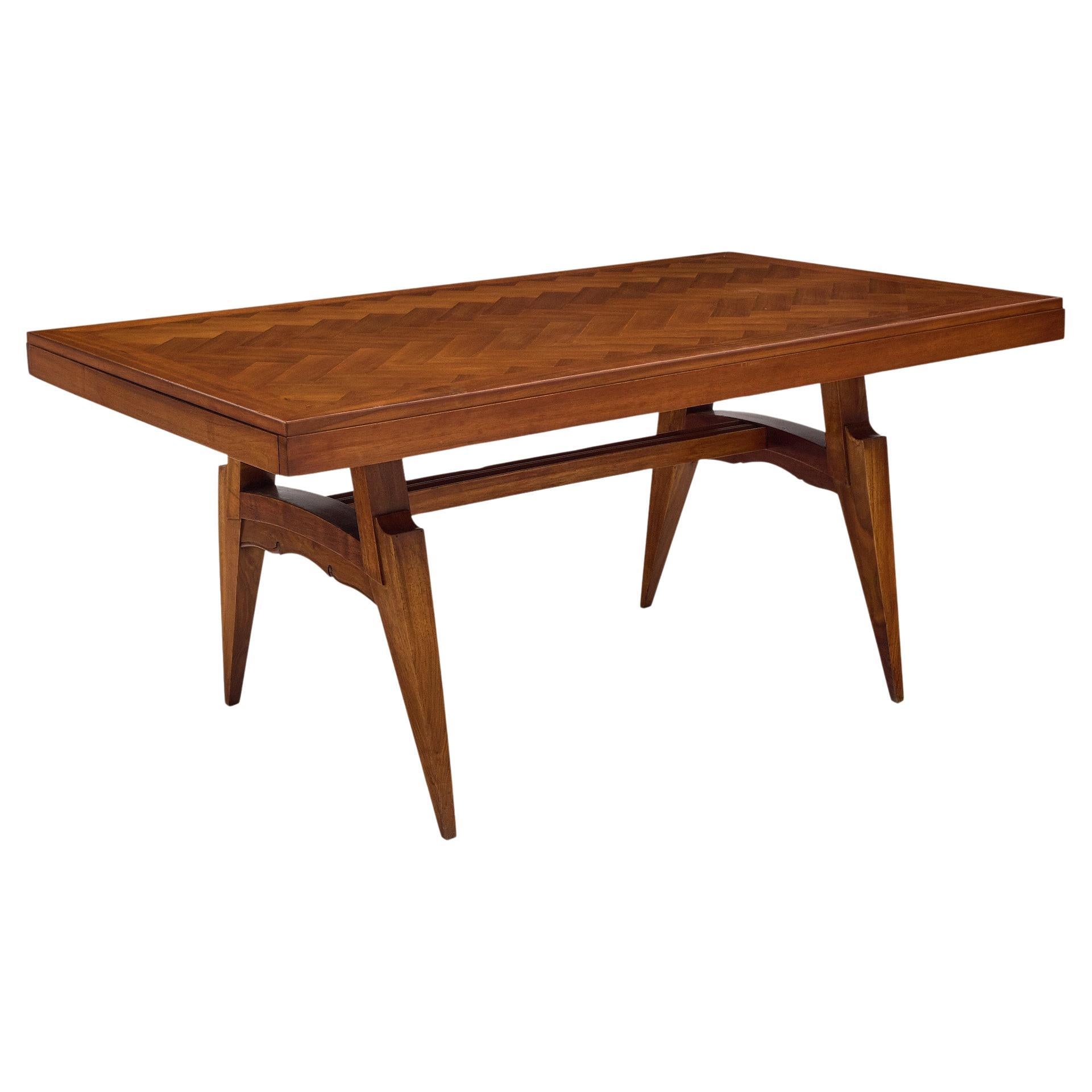 Art Deco Period French Rosewood Dining Table For Sale