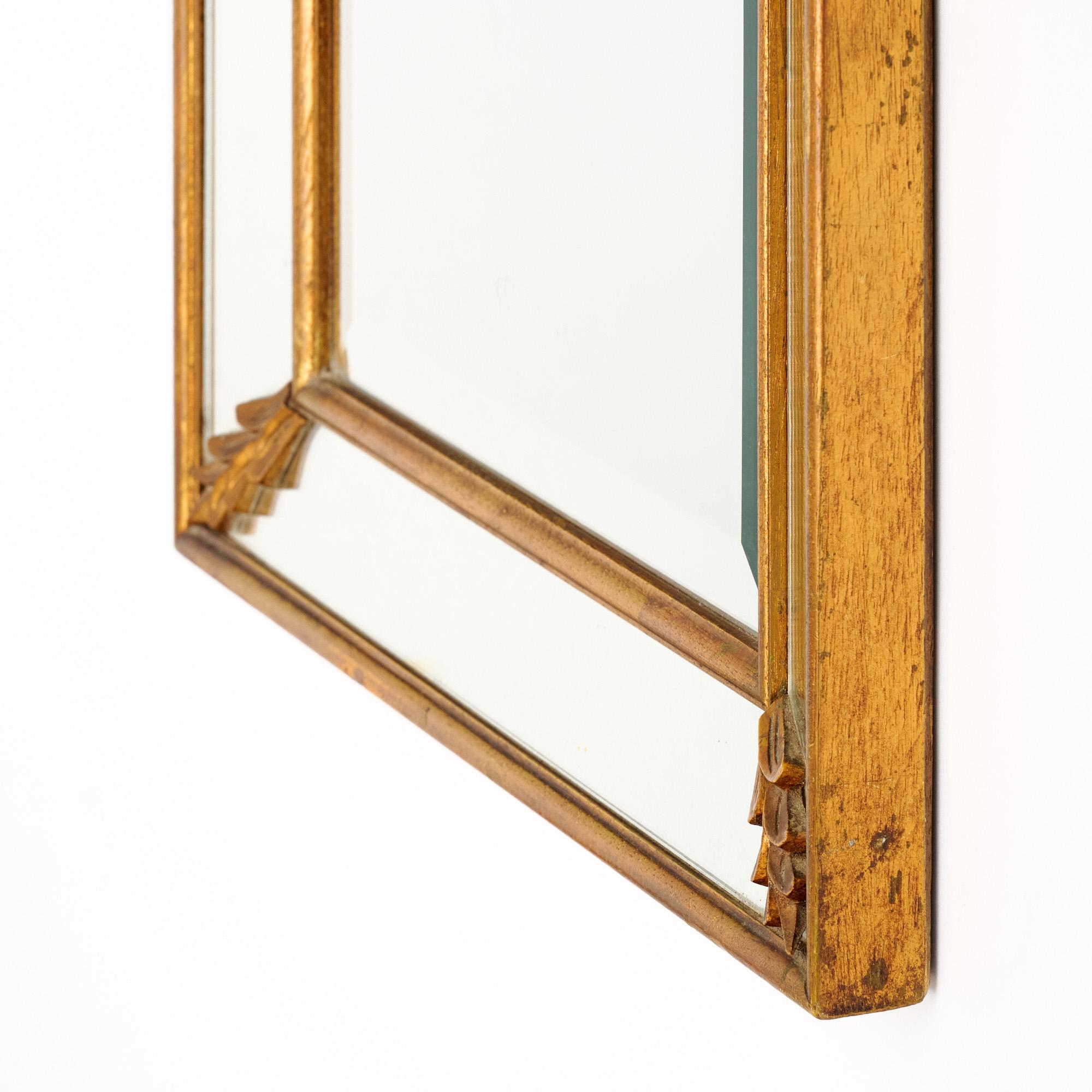 Art Deco Period Full Length Pareclose Mirror For Sale 5