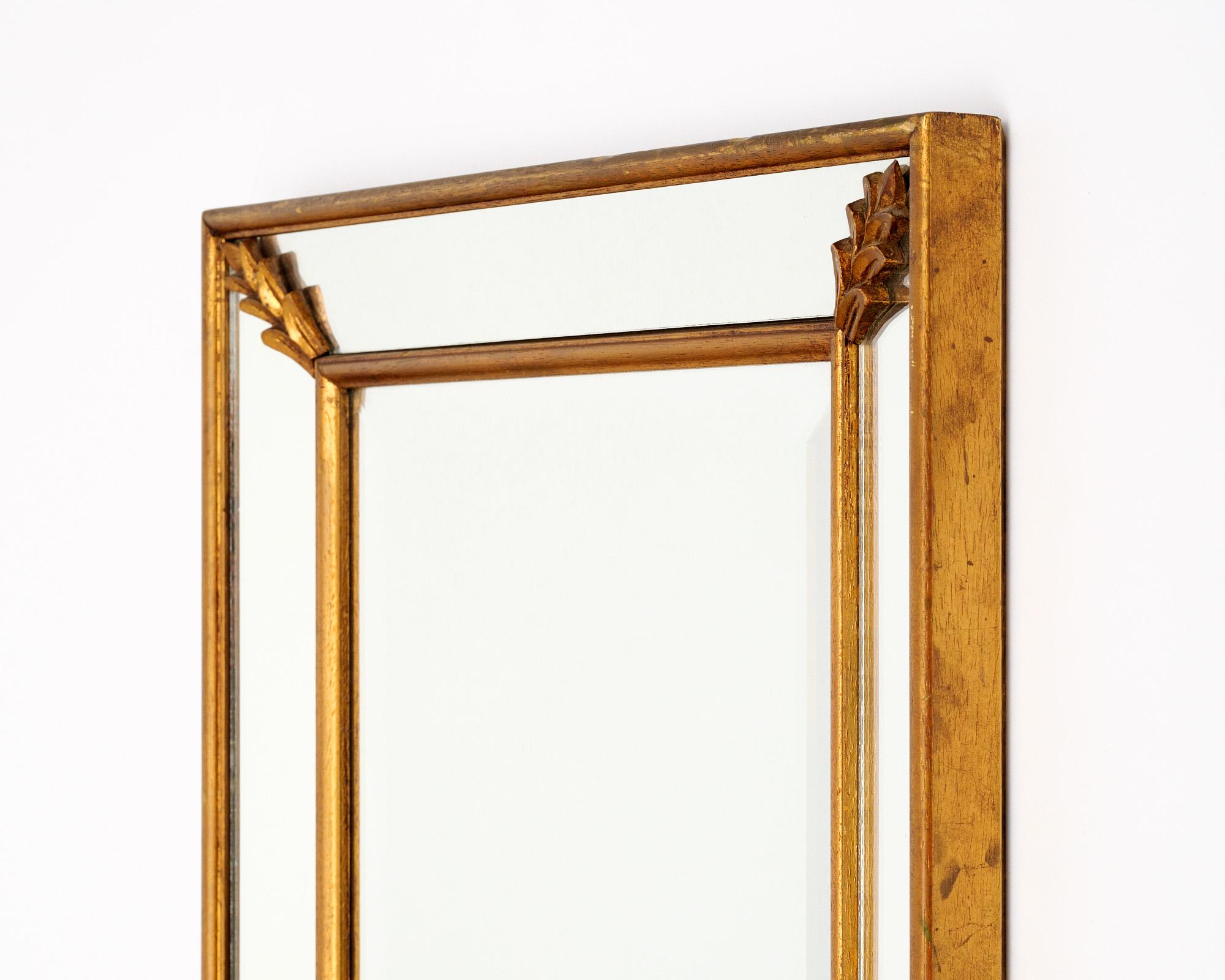 Art Deco Period Full Length Pareclose Mirror For Sale 4