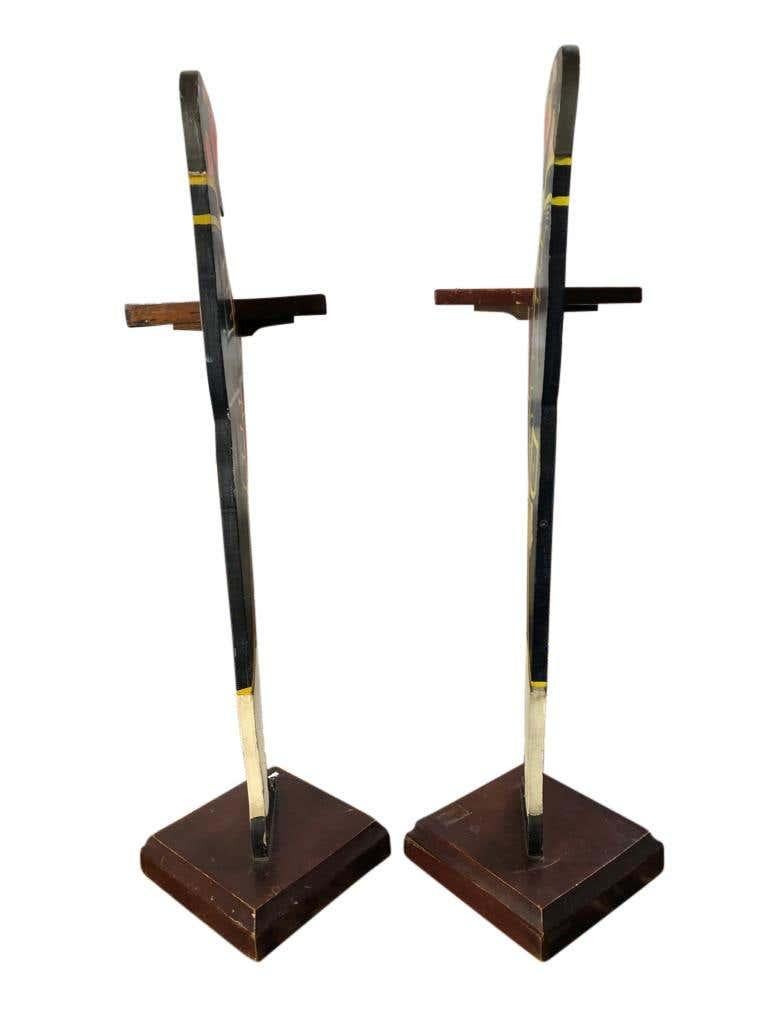 Art Deco Period, Matched Pair of Dumb Waiter Stands In Good Condition For Sale In Southall, GB