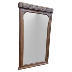 Art Deco period mirror in restored walnut