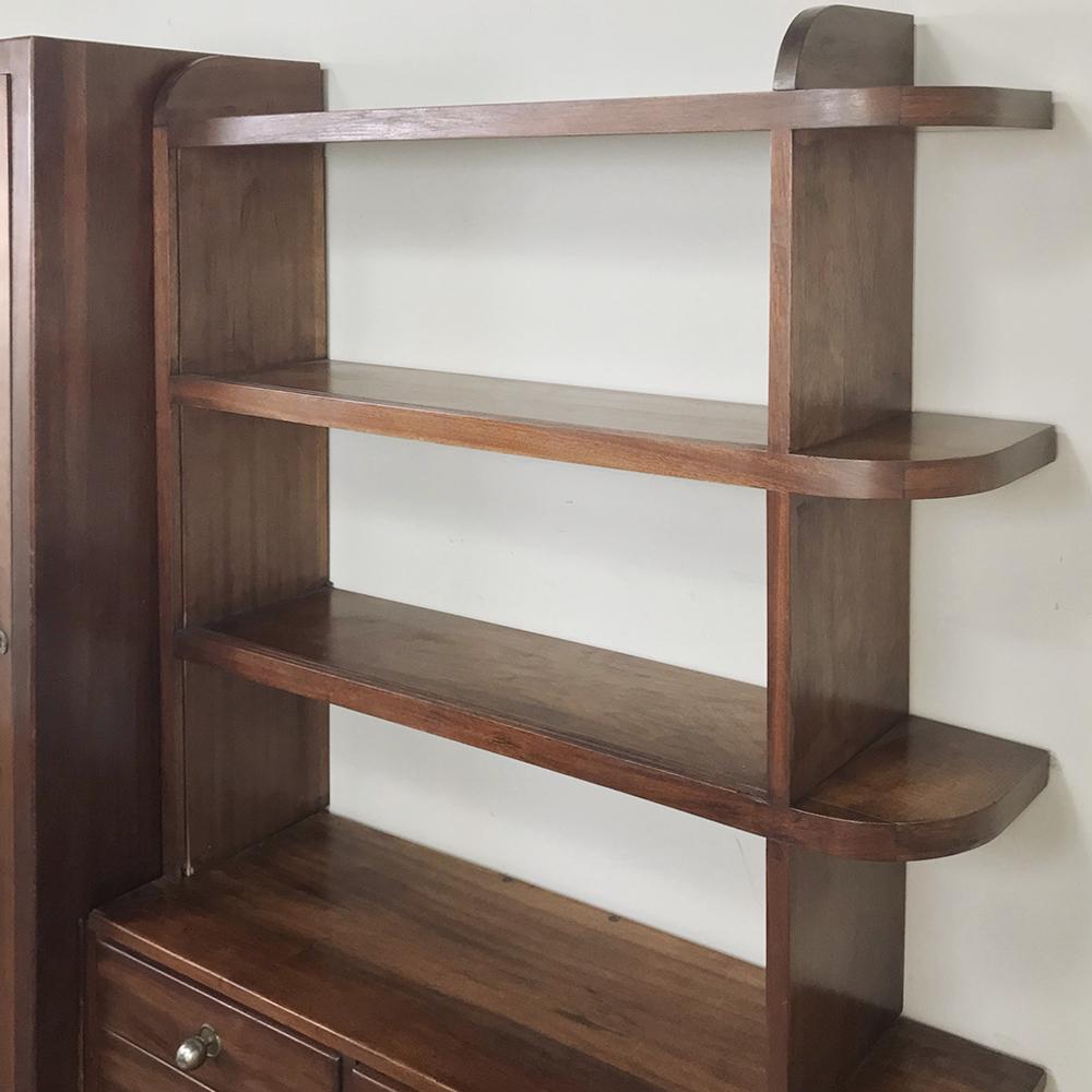 Art Deco Period Modern Bookcase (Mahagoni)