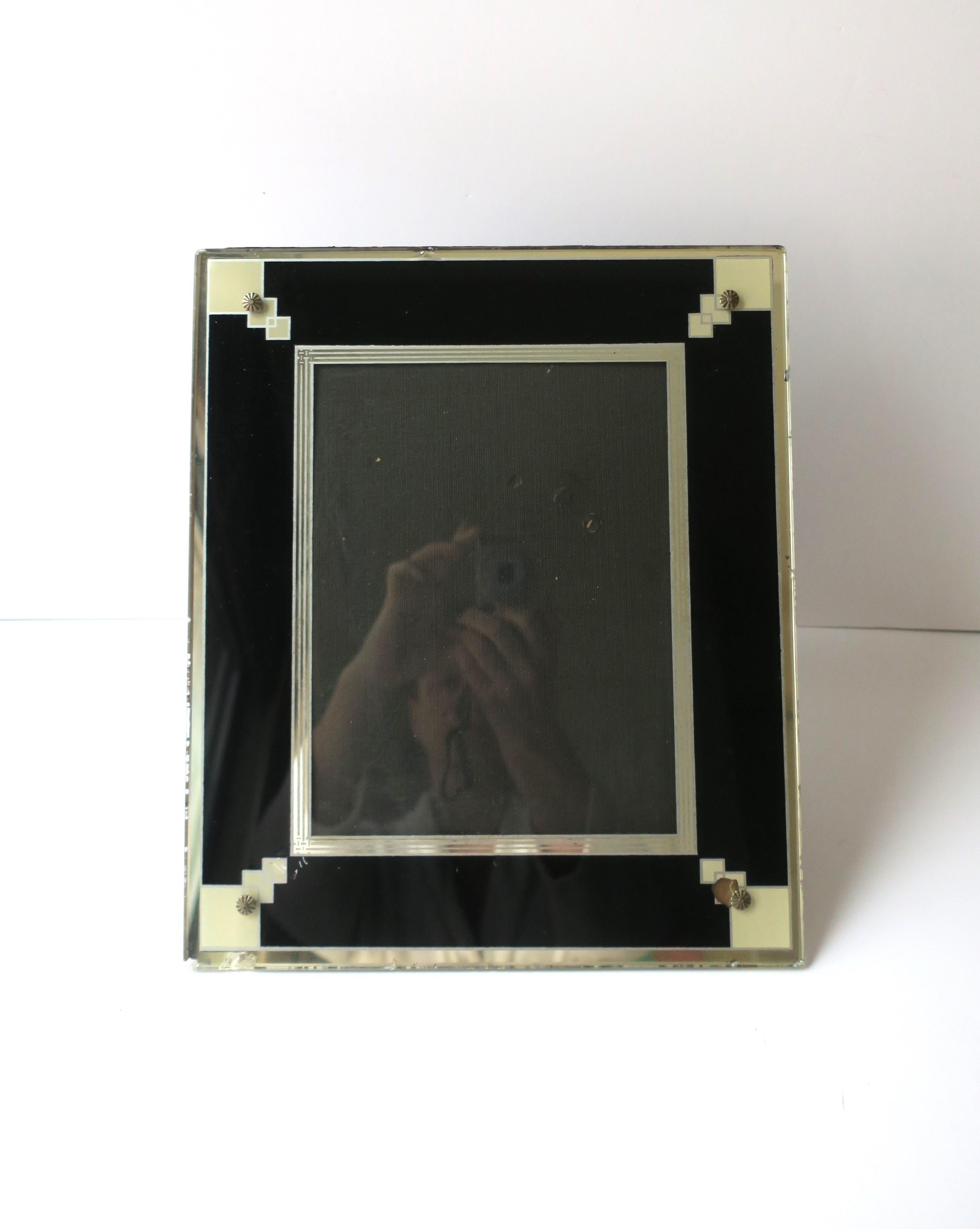 Art Deco Period Picture Frame In Fair Condition For Sale In New York, NY