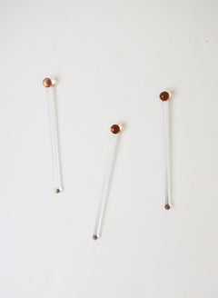 Art Deco Art Glass Cocktail Stirrers