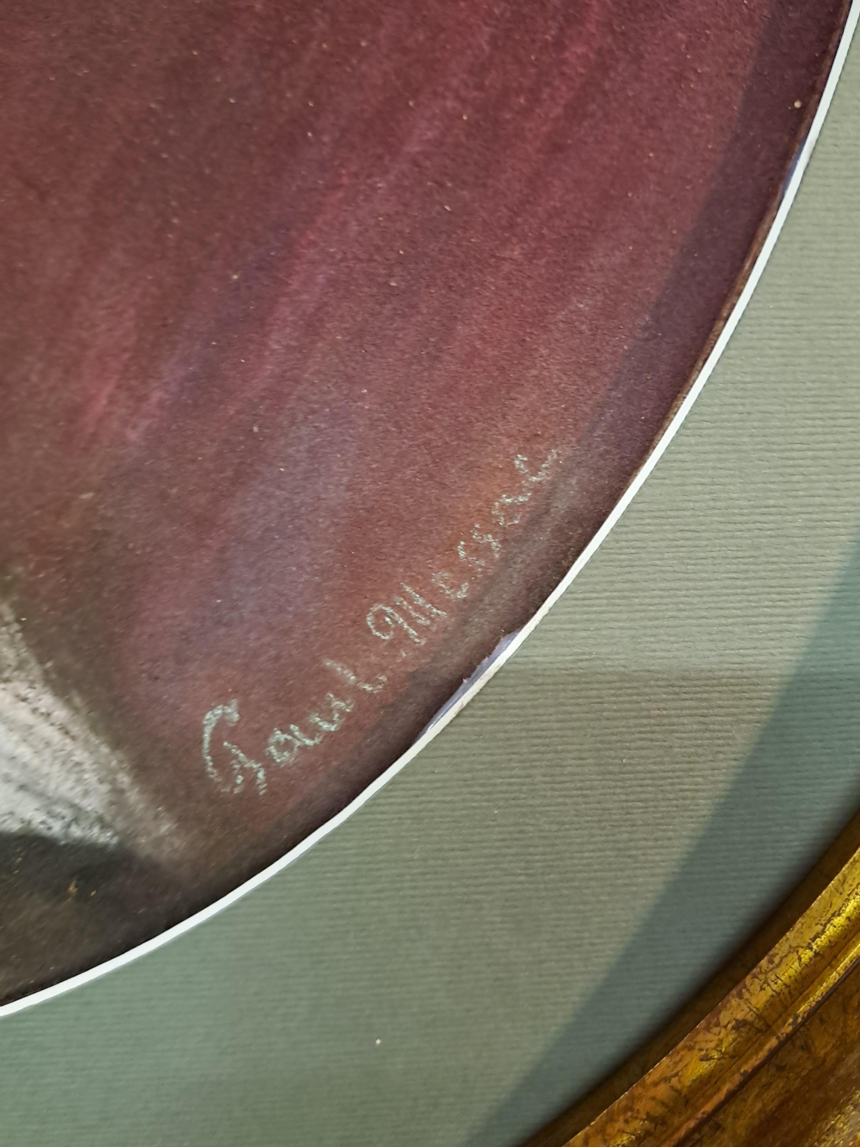 Retrato de época Art Déco de Paul Messac Francés en venta