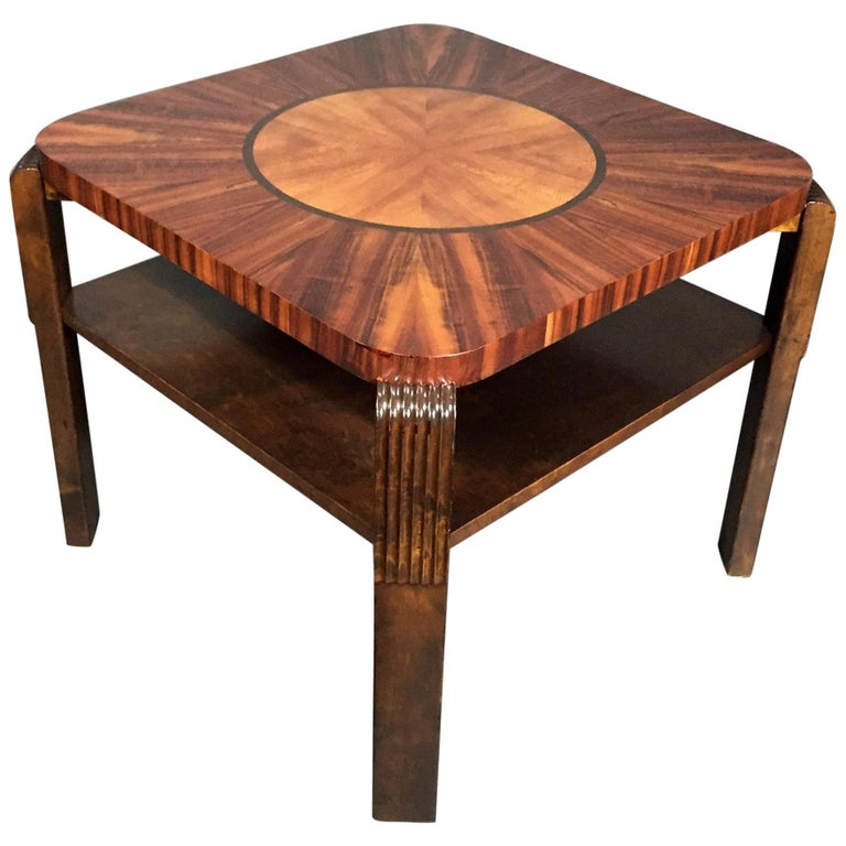 Tables Radiates Art Deco Period Radiating Side Table, 1930s For Sale at 1stDibs