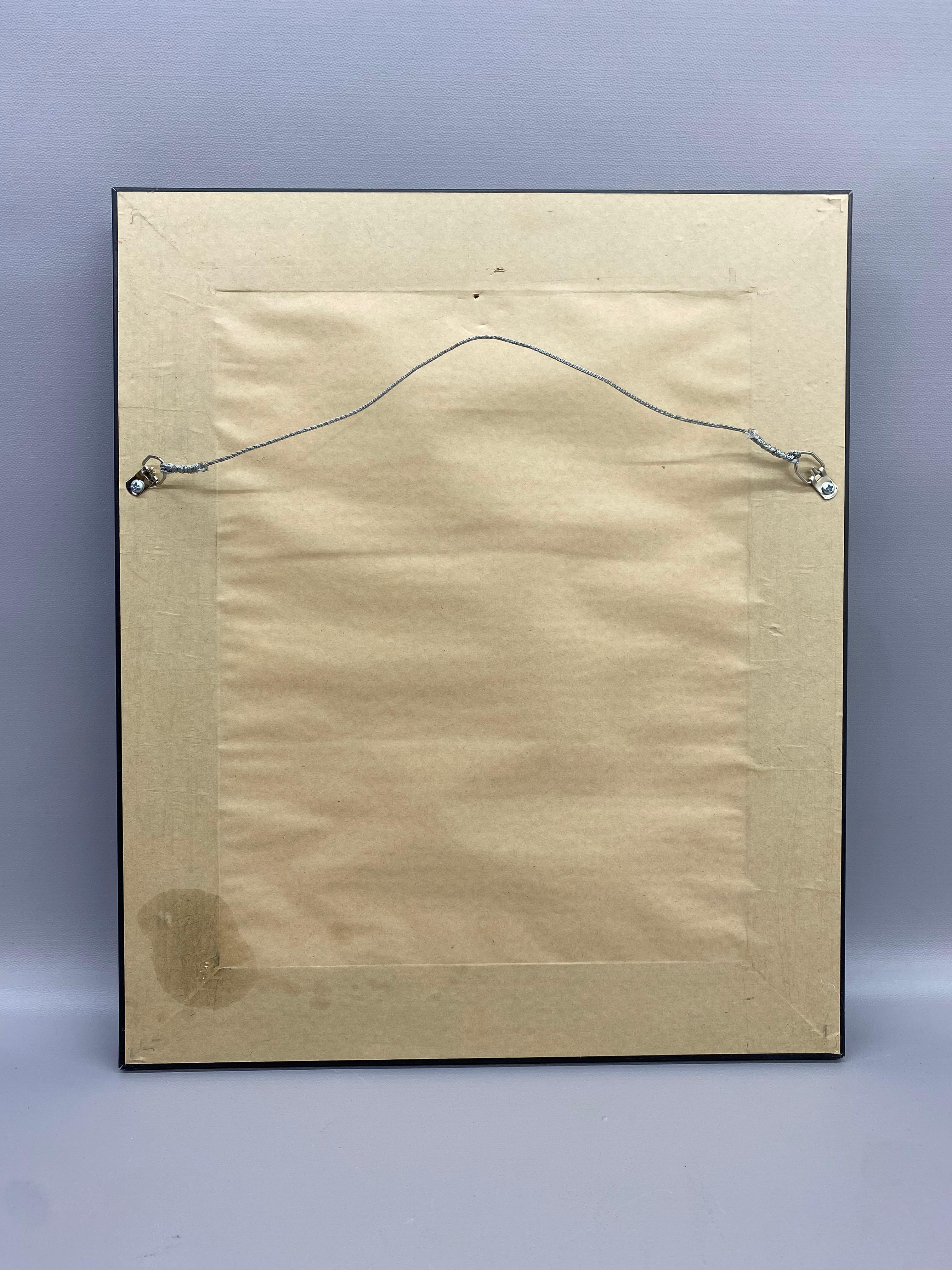 Illustrazione dell'uomo che fuma in periodo Art Deco in vendita 3