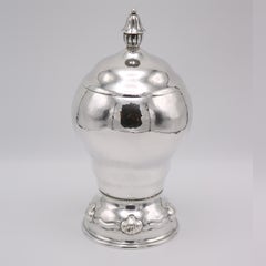 Art Deco Periode Sterling Silber überdachte Vase Deutschland um 1930