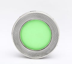 Art Deco Period Sterling Silver Engine-Turned Wood-Backed Picture Frame