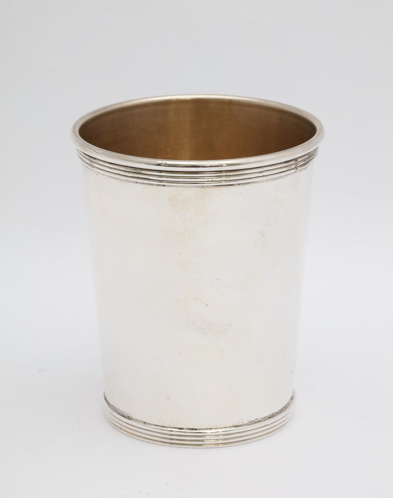 American Art Deco Period Sterling Silver Mint Julep Cup by Alvin For Sale