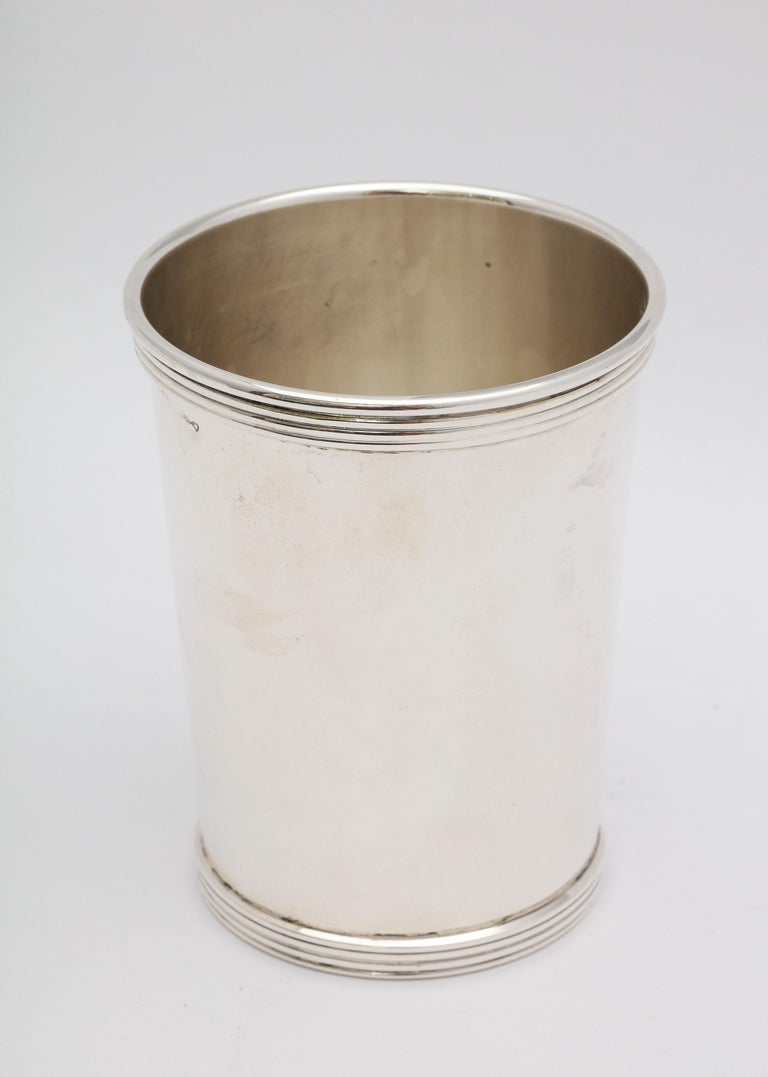 Art Deco Period Sterling Silver Mint Julep Cup For Sale 7
