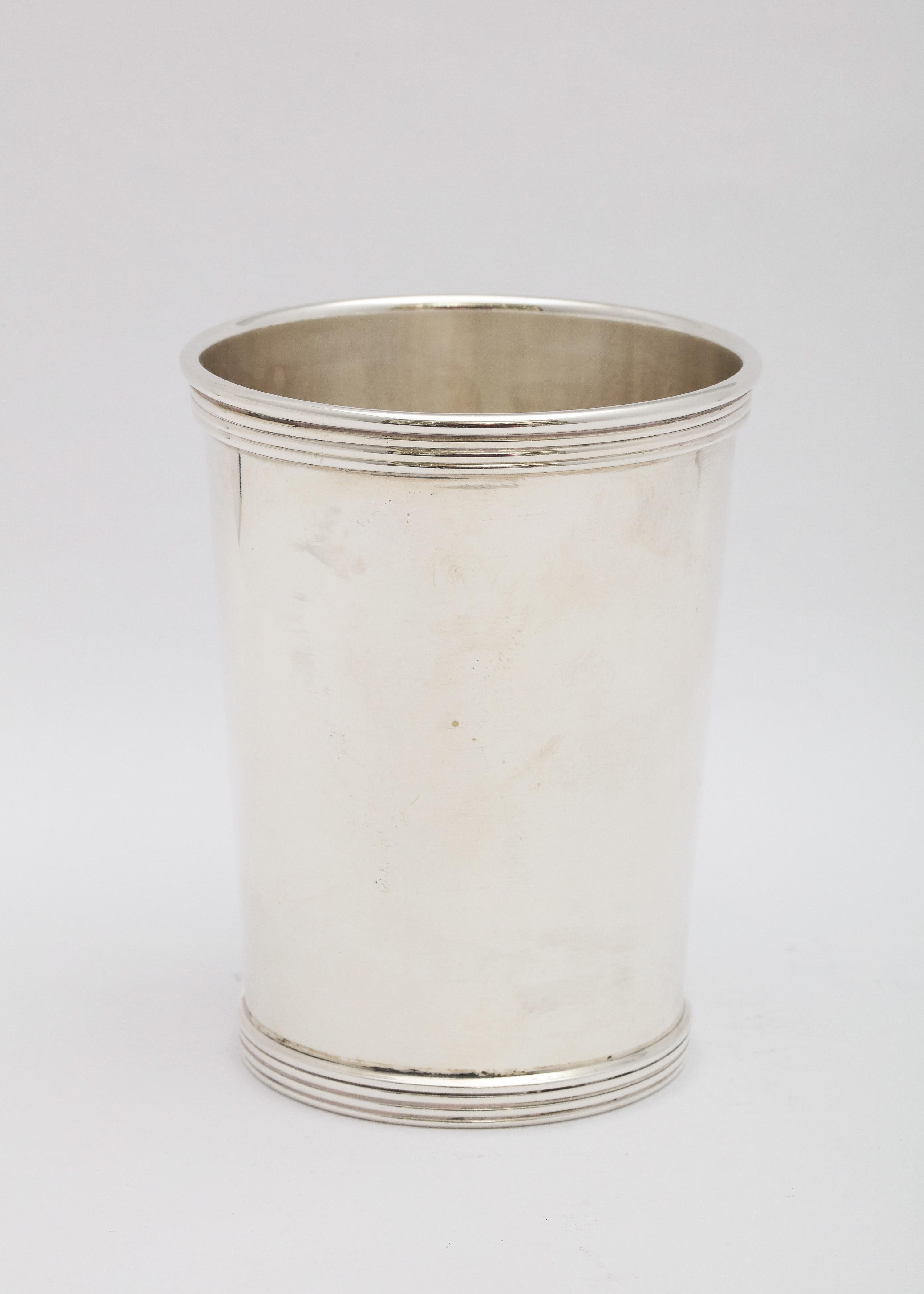 American Art Deco Period Sterling Silver Mint Julep Cup For Sale