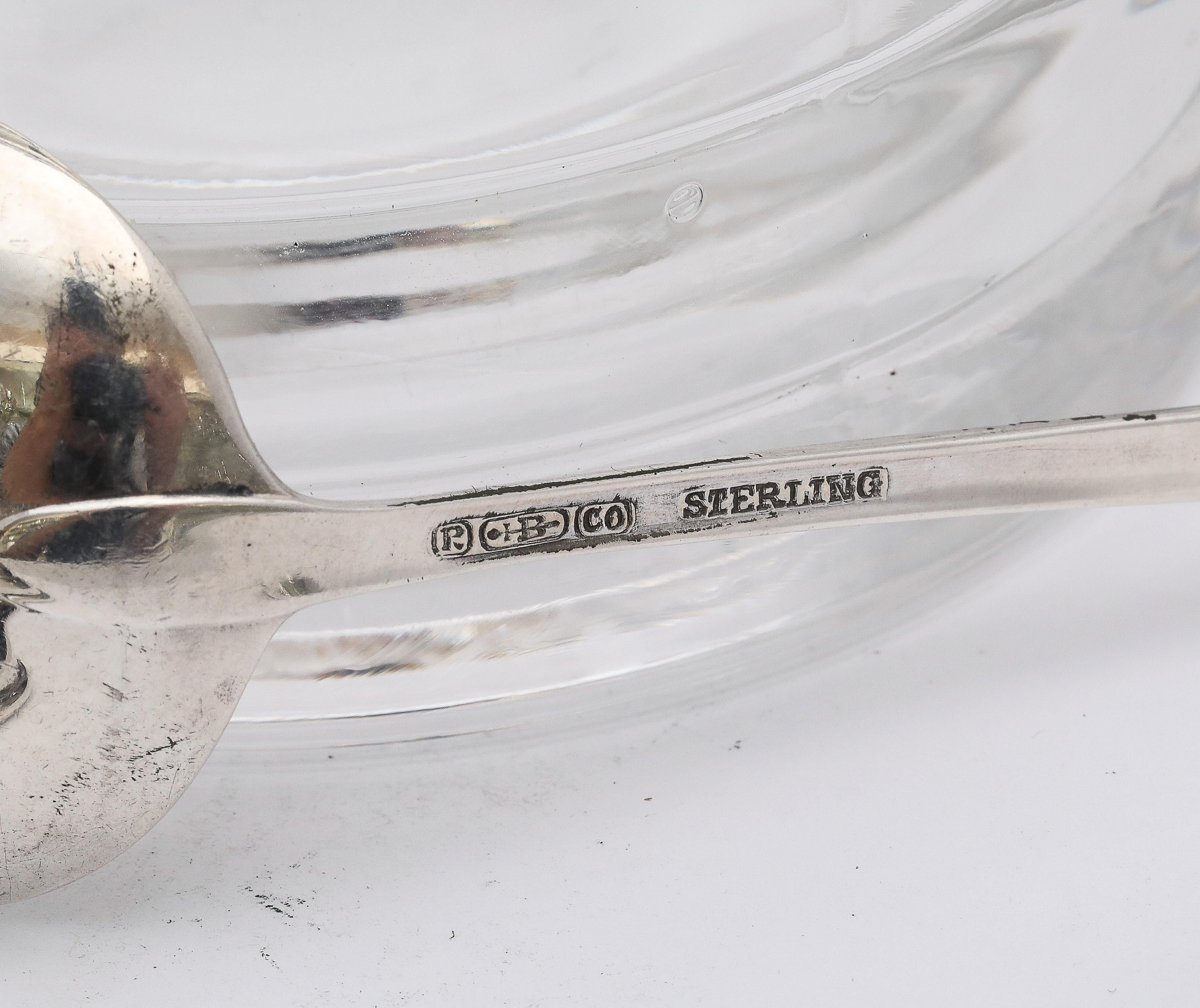 Tarro de Miel en Forma de Colmena Montado en Plata de Ley de la Época Art Decó Con Cuchara para Miel 4