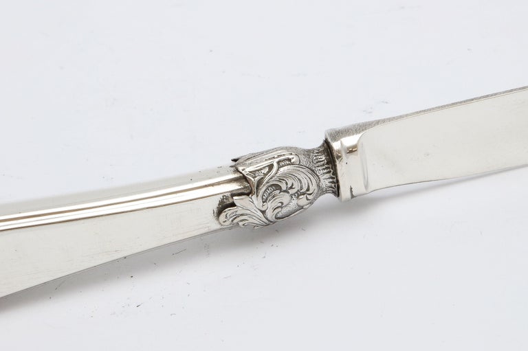 Art Deco Period Sterling Silver-Mounted Blue Enamel Letter Opener/Paper Knife For Sale 8