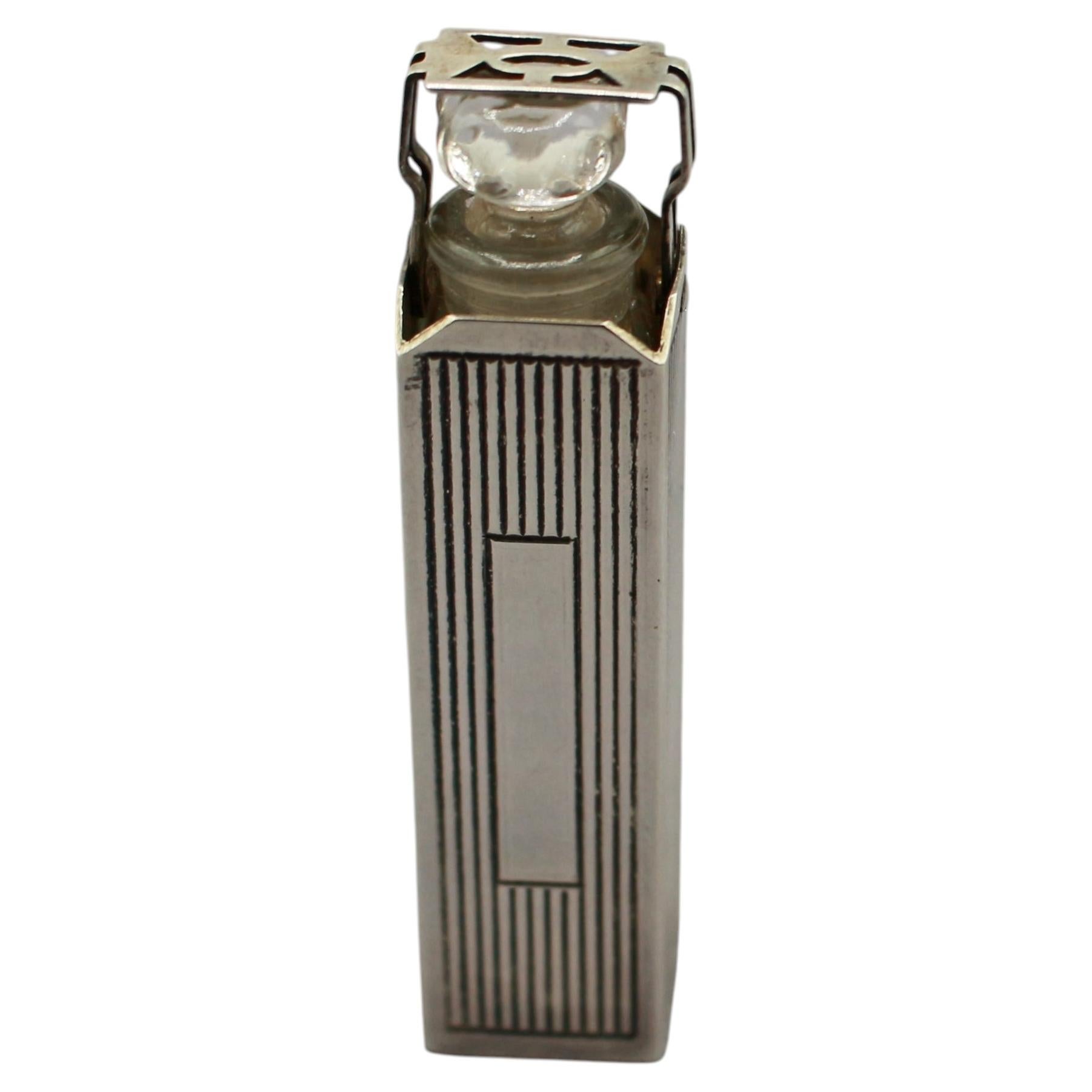 Art Deco Period Sterling Silver Scent Bottle