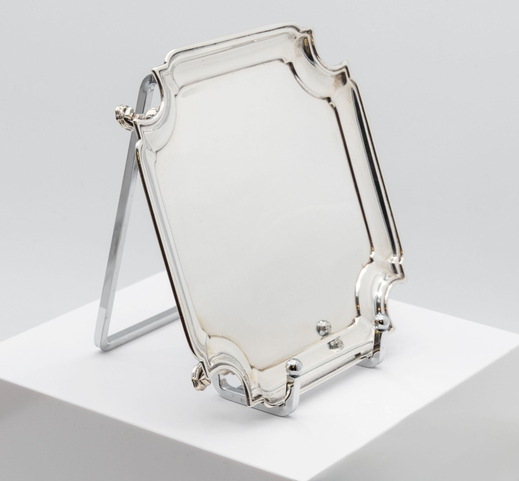 Art Deco Period Sterling Silver Small Tray By Asprey & Co George V 1931 For Sale 1