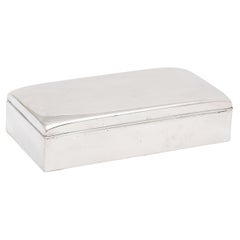Art Deco Period Sterling Silver Table Box