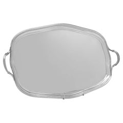 Art Deco Period, Sterling Silver Tray, Hallmarked in 1927